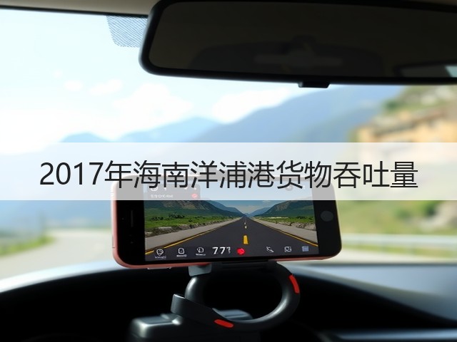 2017年海南洋浦港货物吞吐量(图1)