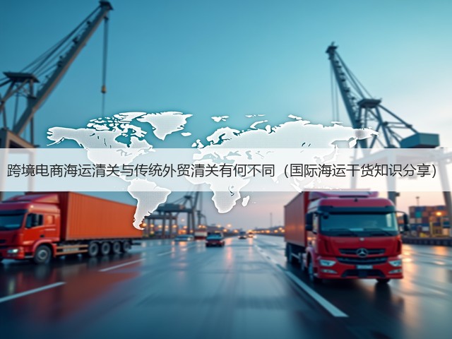 跨境电商海运清关与传统外贸清关有何不同(国际海运干货知识分享)(图3) 跨境电商海运清关与传统外贸清关有何不同(国际海运干货知识分享)(图3)
