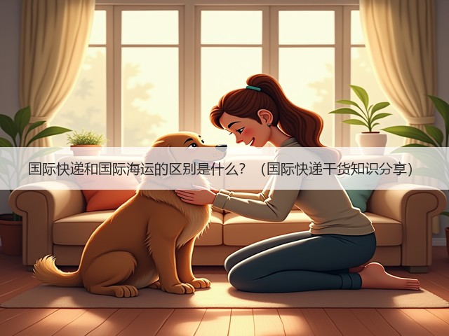 国际快递和国际海运的区别是什么？（国际快递干货知识分享）(图1)