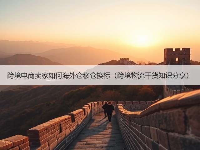 跨境电商卖家如何海外仓移仓换标（跨境物流干货知识分享）(图1)