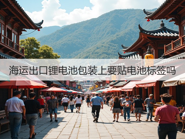 海运出口锂电池包装上要贴电池标签吗(图2)