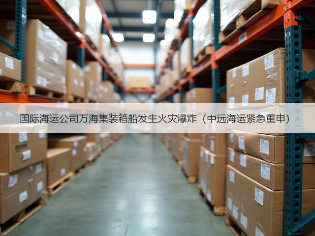国际海运公司万海集装箱船发生火灾爆炸（中远海运紧急重申）(图1)