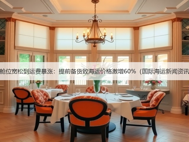 从舱位宽松到运费暴涨：提前备货致海运价格激增60%（国际海运新闻资讯）(图1)