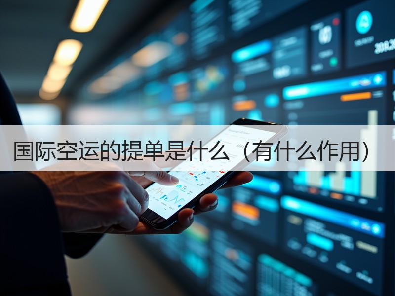 国际空运的提单是什么（有什么作用）