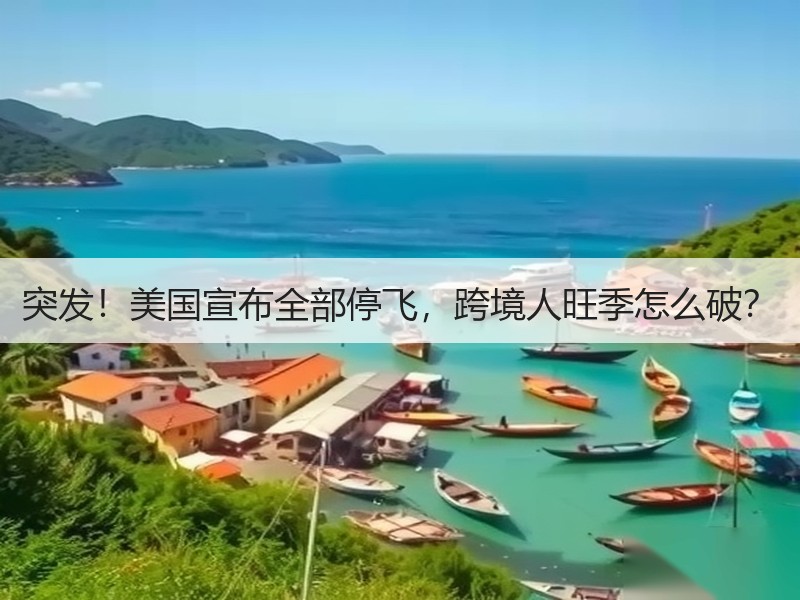 突发!美国宣布全部停飞,跨境人旺季怎么破? 突发!美国宣布全部停飞,跨境人旺季怎么破?