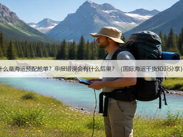 什么是海运预配舱单?申报错误会有什么后果?(国际海运干货知识分享)(图3) 什么是海运预配舱单?申报错误会有什么后果?(国际海运干货知识分享)(图3)