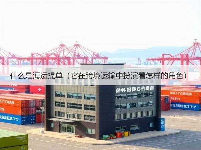 什么是海运提单（它在跨境运输中扮演着怎样的角色）(图3)