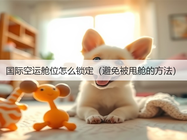 国际空运舱位怎么锁定(避免被甩舱的方法)(图3) 国际空运舱位怎么锁定(避免被甩舱的方法)(图3)