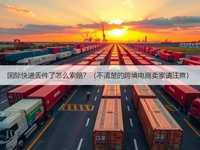国际快递丢件了怎么索赔？（不清楚的跨境电商卖家请注意）(图1)