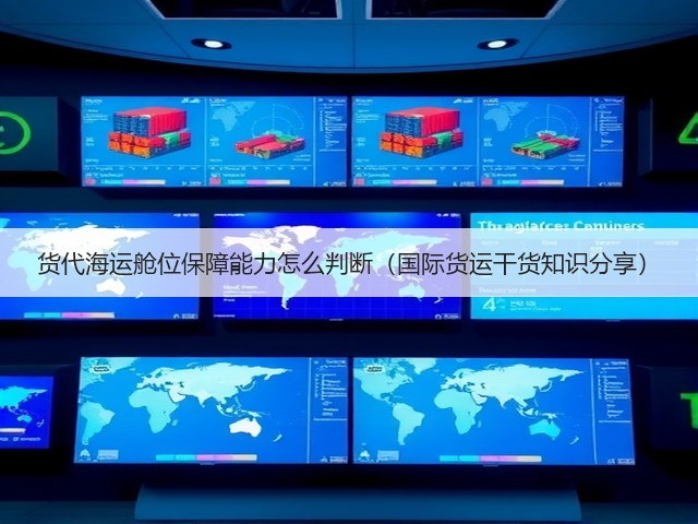 货代海运舱位保障能力怎么判断（国际货运干货知识分享）(图3)