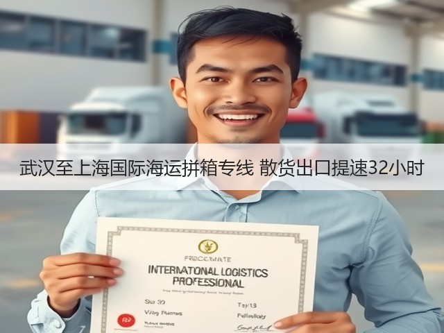 武汉至上海国际海运拼箱专线 散货出口提速32小时(图1)