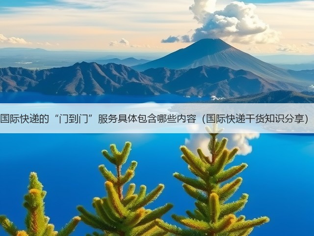 国际快递的“门到门”服务具体包含哪些内容（国际快递干货知识分享）(图3)