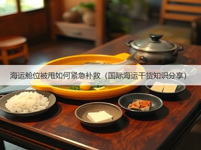 海运舱位被甩如何紧急补救（国际海运干货知识分享）(图3)