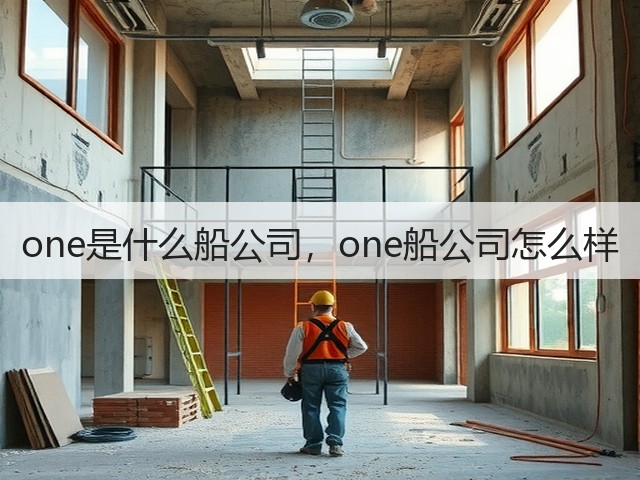 one是什么船公司，one船公司怎么样(图1)