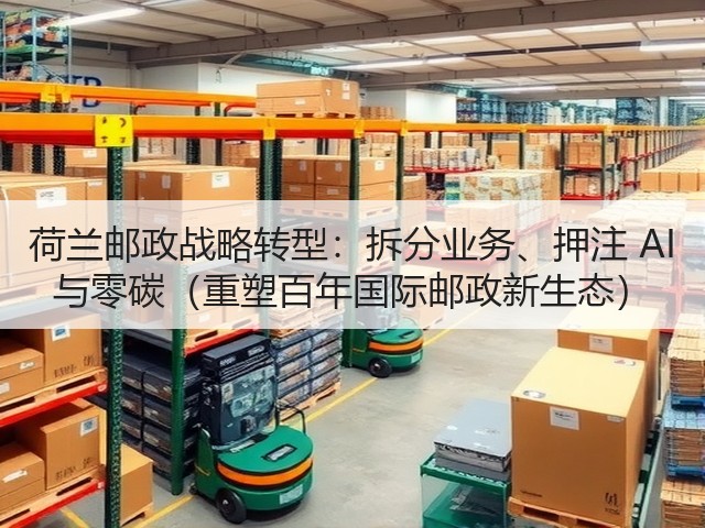 荷兰邮政战略转型:拆分业务、押注 AI 与零碳(重塑百年国际邮政新生态)(图1) 荷兰邮政战略转型:拆分业务、押注 AI 与零碳(重塑百年国际邮政新生态)(图1)