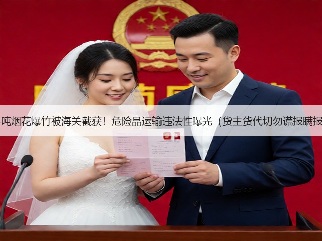 15吨烟花爆竹被海关截获!危险品运输违法性曝光(货主货代切勿谎报瞒报)(图1) 15吨烟花爆竹被海关截获!危险品运输违法性曝光(货主货代切勿谎报瞒报)(图1)