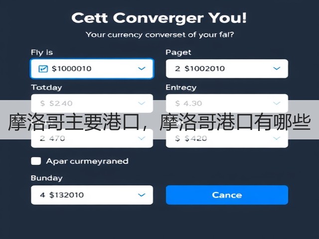 摩洛哥主要港口，摩洛哥港口有哪些(图3)