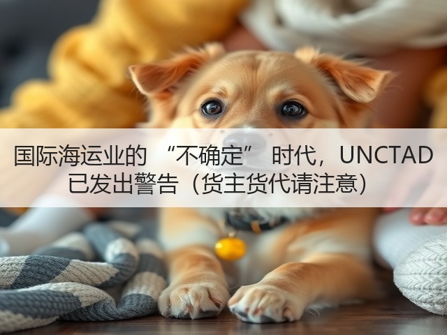 国际海运业的 “不确定” 时代，UNCTAD 已发出警告（货主货代请注意）(图1)