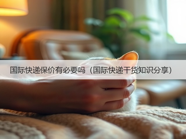 国际快递保价有必要吗（国际快递干货知识分享）(图1)