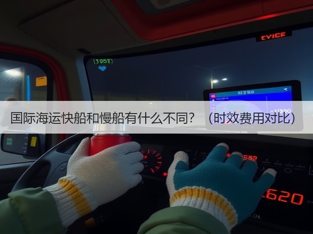 国际海运快船和慢船有什么不同？（时效费用对比）(图1)