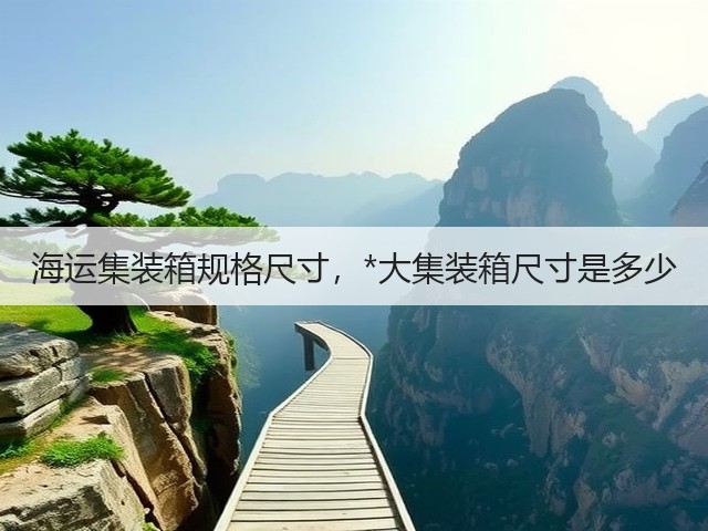 海运集装箱规格尺寸，*大集装箱尺寸是多少(图3)