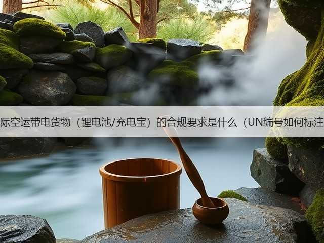 国际空运带电货物(锂电池/充电宝)的合规要求是什么(UN编号如何标注)(图1) 国际空运带电货物(锂电池/充电宝)的合规要求是什么(UN编号如何标注)(图1)